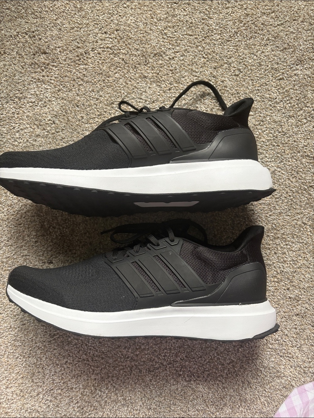 Adidas U Bounce DNA Men's Running Shoes - Black/White, Size 11 -NEW